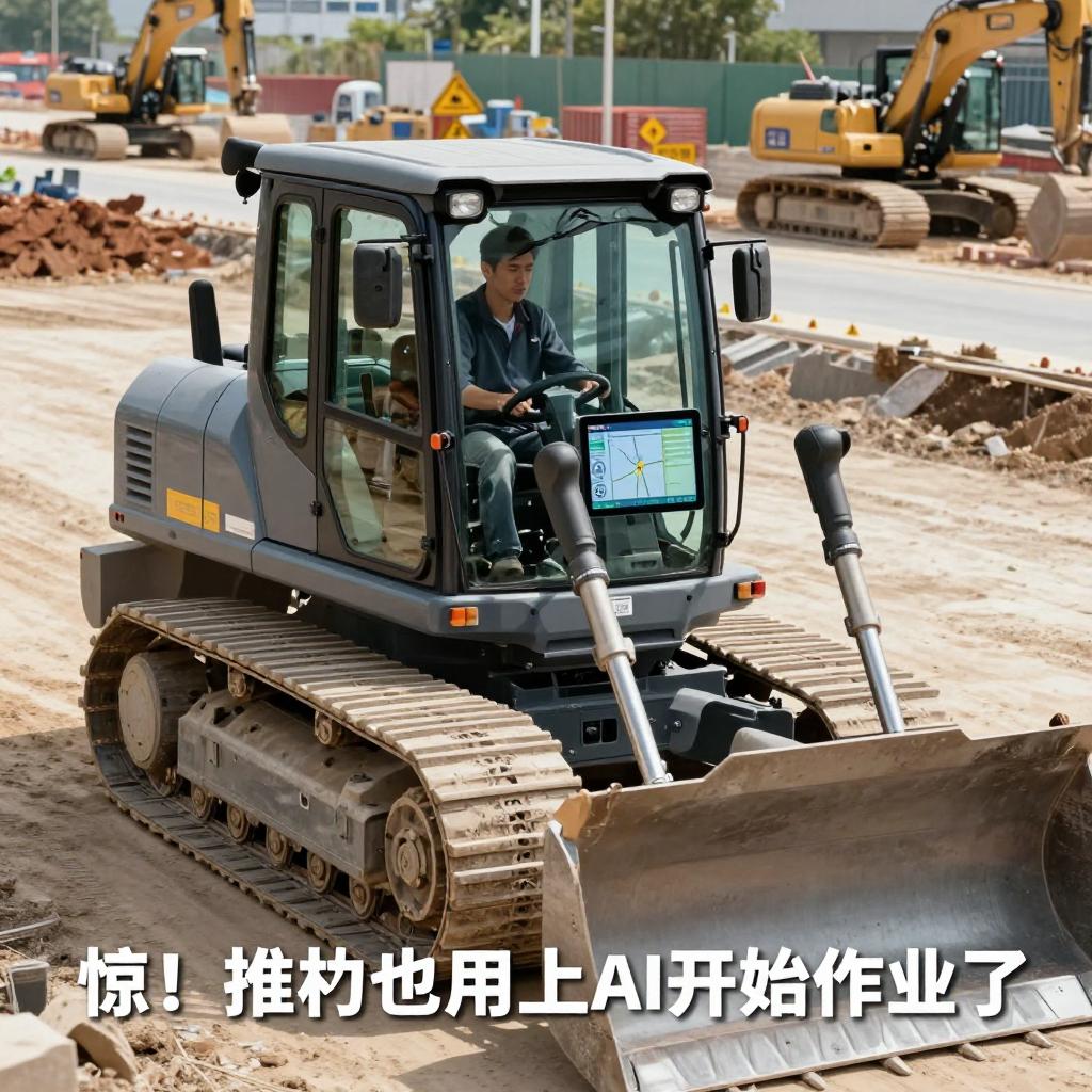 惊！推土机也用上AI开始作业了？第一张图