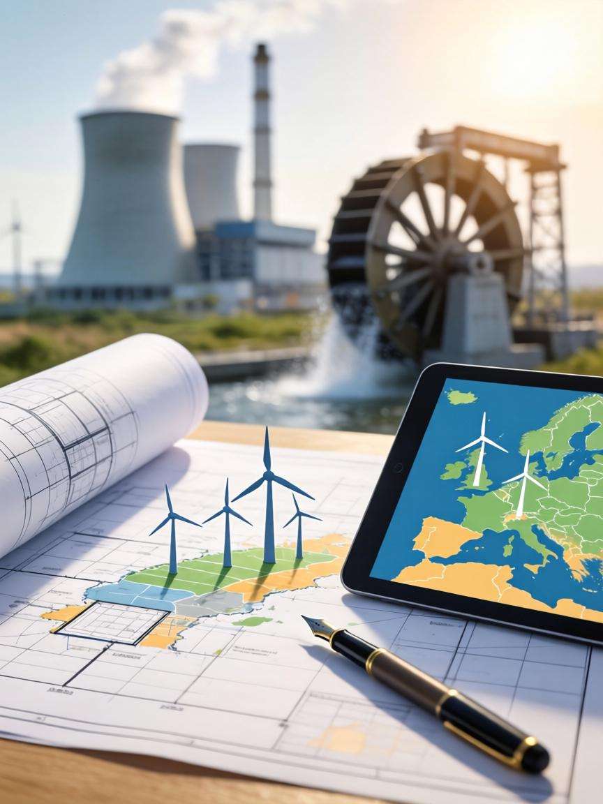 中国能建与法国电力新能源集团会谈 聚焦光伏、储能、氢能、燃机、水电等多领域合作第二张图