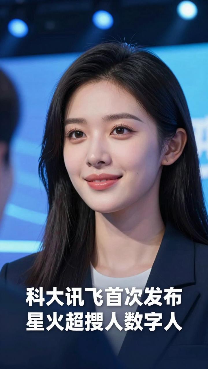 科大讯飞首次发布星火超拟人数字人：大模型生成表情动作 媲美真人
