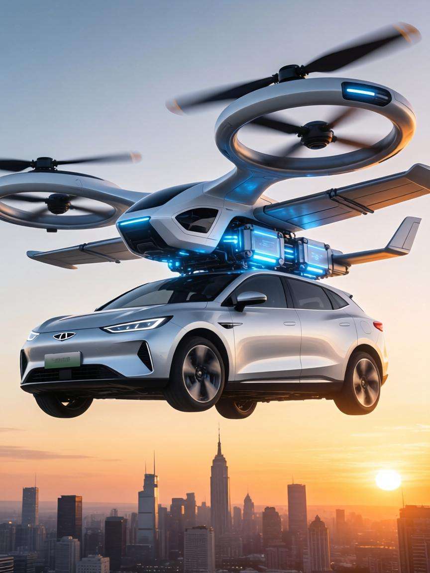 奇瑞飞行汽车首创模块化设计：省略繁琐起飞流程