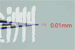 金洲0.01mm铣刀研制成功