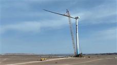 一键定乾坤！徐工1300吨“擎风者”高原风机吊装