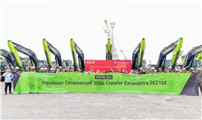 印尼客户一次性采购中联重科300台挖掘机