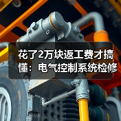 花了2万块返工费才搞懂：电气控制系统检修最忌讳这个