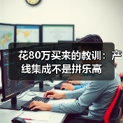 花80万买来的教训：产线集成不是拼乐高（图3）