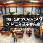 为什么你学CAD/CAM/CAE三年还不会实操？