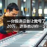 一台锻造设备让我亏了20万，这些教训你一定要听（图2）