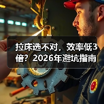 拉床选不对,效率低3倍?2026年避坑指南(图1) 拉床选不对,效率低3倍?2026年避坑指南(图1)