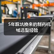 5年踩坑换来的制药机械选型经验