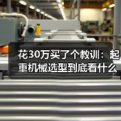 花30万买了个教训:起重机械选型到底看什么?(图3) 花30万买了个教训:起重机械选型到底看什么?(图3)