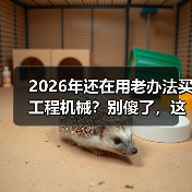 2026年还在用老办法买工程机械?别傻了,这3个坑我替你踩过了(图4) 2026年还在用老办法买工程机械?别傻了,这3个坑我替你踩过了(图4)