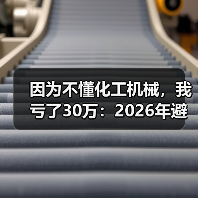 因为不懂化工机械，我亏了30万：2026年避坑指南