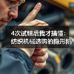 4次试错后我才搞懂：纺织机械选购的隐形陷阱