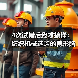 4次试错后我才搞懂:纺织机械选购的隐形陷阱(图2) 4次试错后我才搞懂:纺织机械选购的隐形陷阱(图2)
