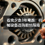 看完少走3年弯路:机械设备选购避坑指南(图3) 看完少走3年弯路:机械设备选购避坑指南(图3)