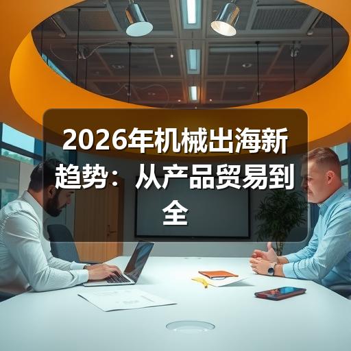 2026年机械出海新趋势:从产品贸易到全球产业链重构