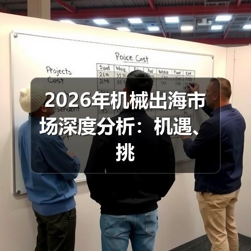 2026年机械出海市场深度分析:机遇、挑战与突围路径