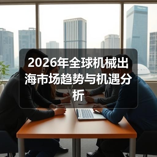 2026年全球机械出海市场趋势与机遇分析