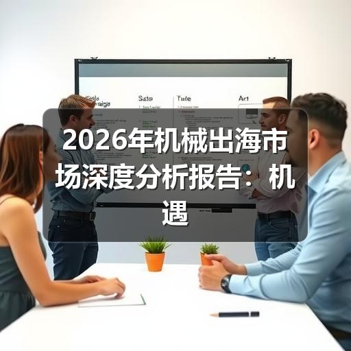 2026年机械出海市场深度分析报告：机遇与挑战并存
