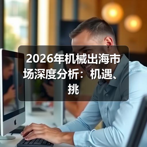 2026年机械出海市场深度分析：机遇、挑战与破局路径