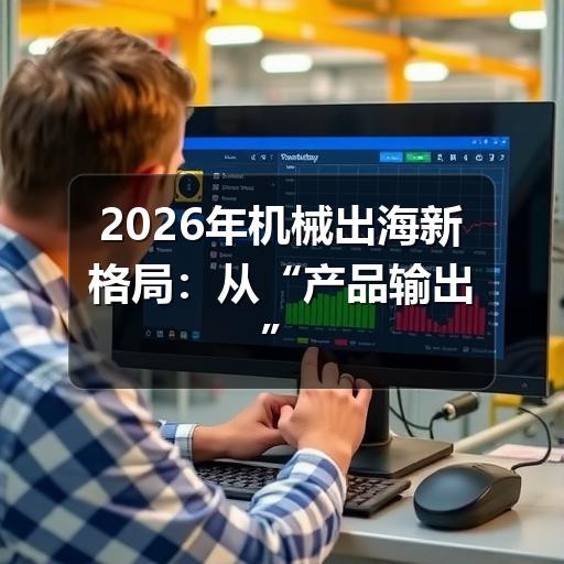 2026年机械出海新格局：从“产品输出”到“产业链深耕”