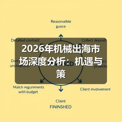 2026年机械出海市场深度分析：机遇与策略