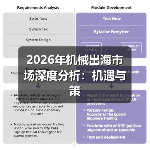 2026年机械出海市场深度分析:机遇与策略 2026年机械出海市场深度分析:机遇与策略