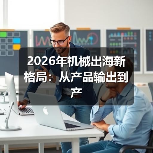 2026年机械出海新格局：从产品输出到产业深耕的转型之路