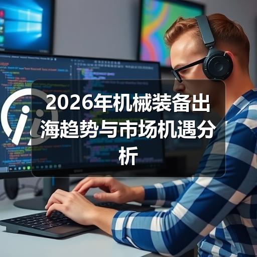 2026年机械装备出海趋势与市场机遇分析