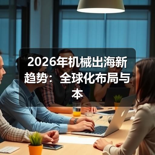 2026年机械出海新趋势:全球化布局与本土化深耕并举