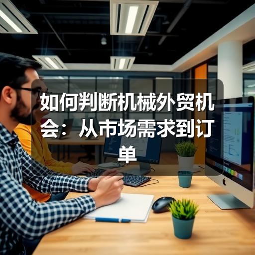 如何判断机械外贸机会：从市场需求到订单转化的实用指南