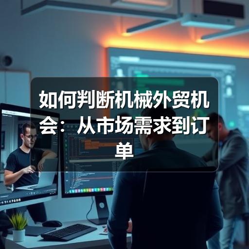 如何判断机械外贸机会:从市场需求到订单转化的实用指南