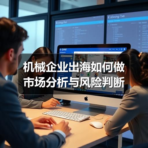 机械企业出海如何做市场分析与风险判断