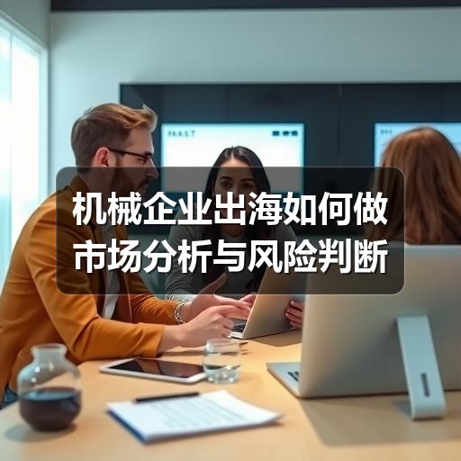 机械企业出海如何做市场分析与风险判断