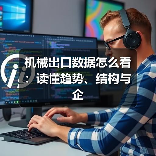机械出口数据怎么看:读懂趋势、结构与企业参考价值