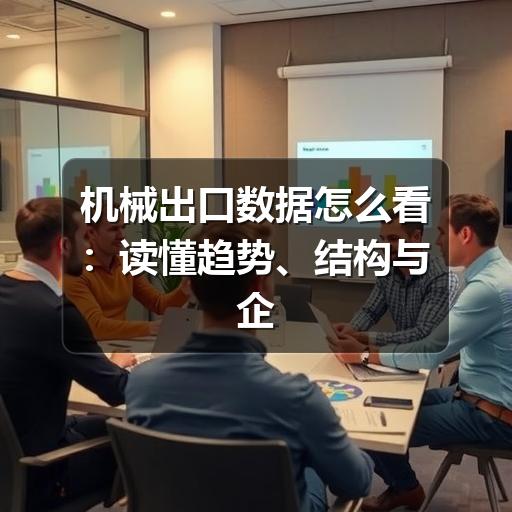 机械出口数据怎么看：读懂趋势、结构与企业参考价值
