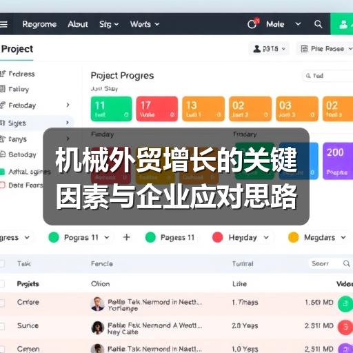 机械外贸增长的关键因素与企业应对思路