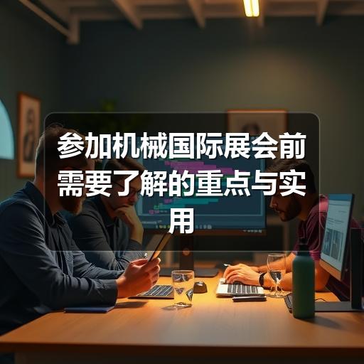 参加机械国际展会前需要了解的重点与实用准备