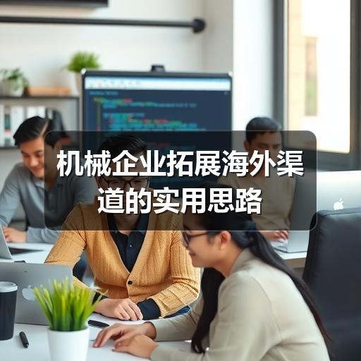 机械企业拓展海外渠道的实用思路