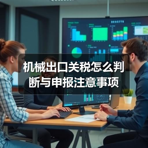 机械出口关税怎么判断与申报注意事项