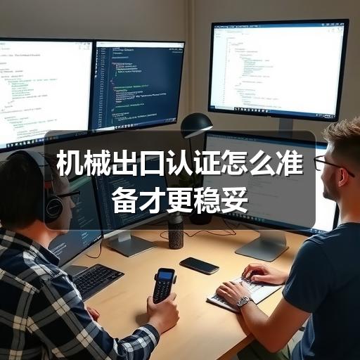 机械出口认证怎么准备才更稳妥