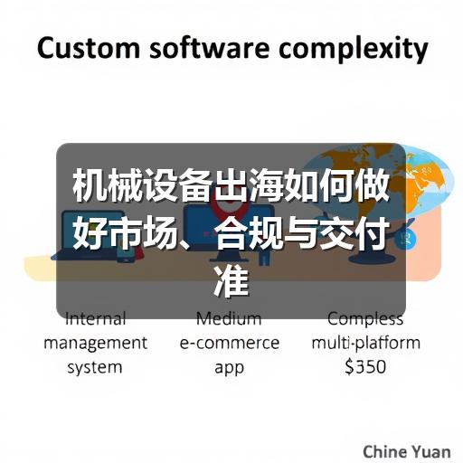 机械设备出海如何做好市场、合规与交付准备(1)