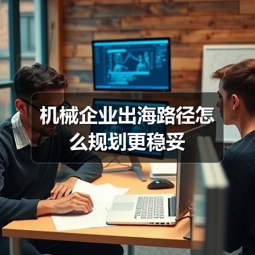 机械企业出海路径怎么规划更稳妥