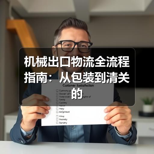 机械出口物流全流程指南:从包装到清关的关键要点