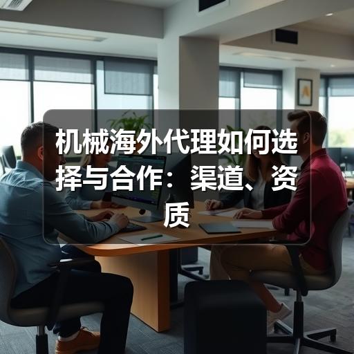 机械海外代理如何选择与合作:渠道、资质和风险要点