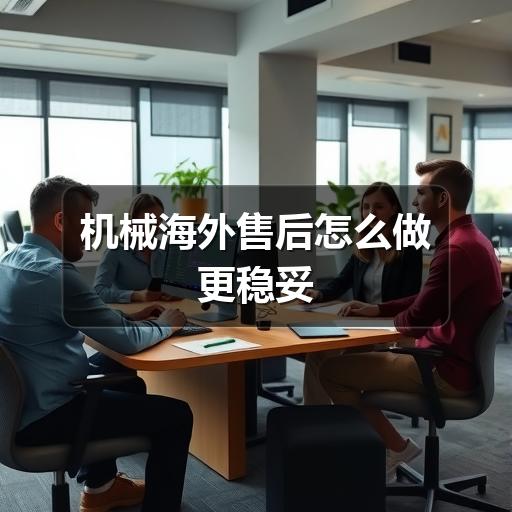 机械海外售后怎么做更稳妥