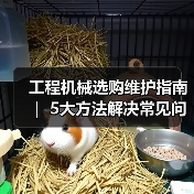 工程机械选购维护指南 | 5大方法解决常见问题解析(图3) 工程机械选购维护指南 | 5大方法解决常见问题解析(图3)