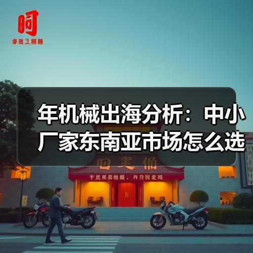 年机械出海分析：中小厂家东南亚市场怎么选目标国家