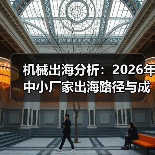 机械出海分析：2026年中小厂家出海路径与成本拆解