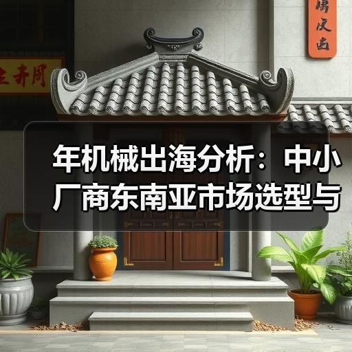 年机械出海分析：中小厂商东南亚市场选型与采购避坑
